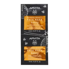 Apivita Express Beauty Mascarilla facial hidratante y nutritiva Miel 2x8ml