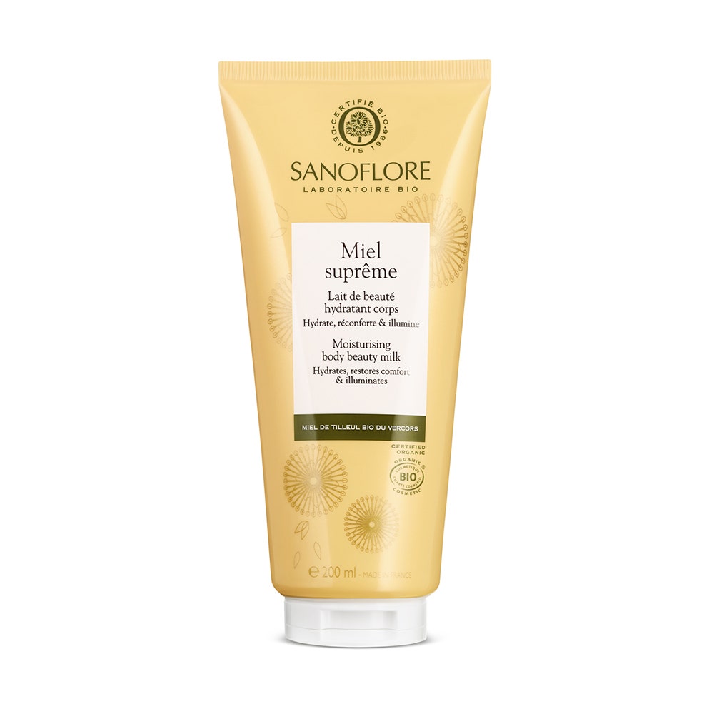 Sanoflore Miel Suprema Loción hidratante corporal bio pieles secas 200ml