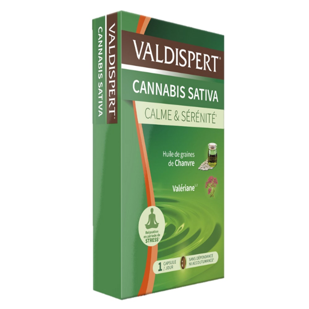 Valdispert Calma y serenidad Cannabis sativa 24 cápsulas