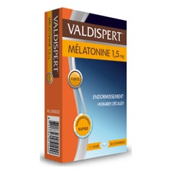 Valdispert Melatonina 1,5 mg Sueño, Horarios cambiados 50 comprimidos