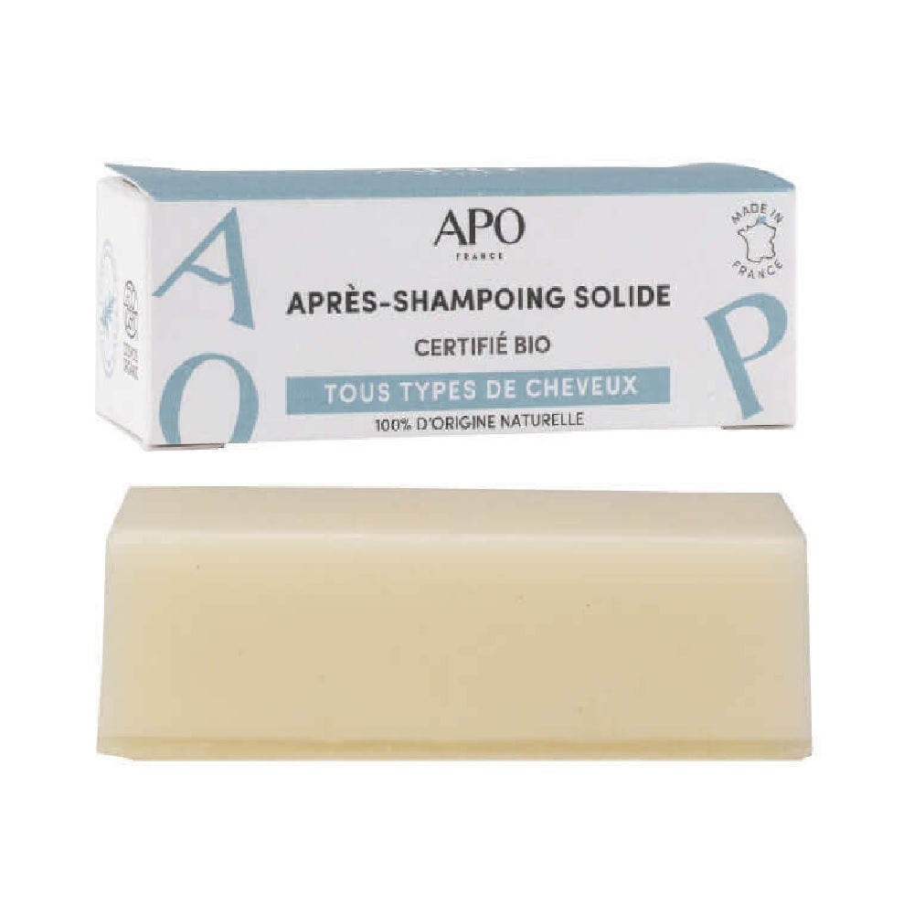 APO France Acondicionador sólido Barra decapante Todo tipo de cabello 50g