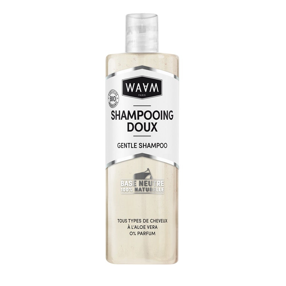 Waam Champú suave a base de aloe vera 400 ml