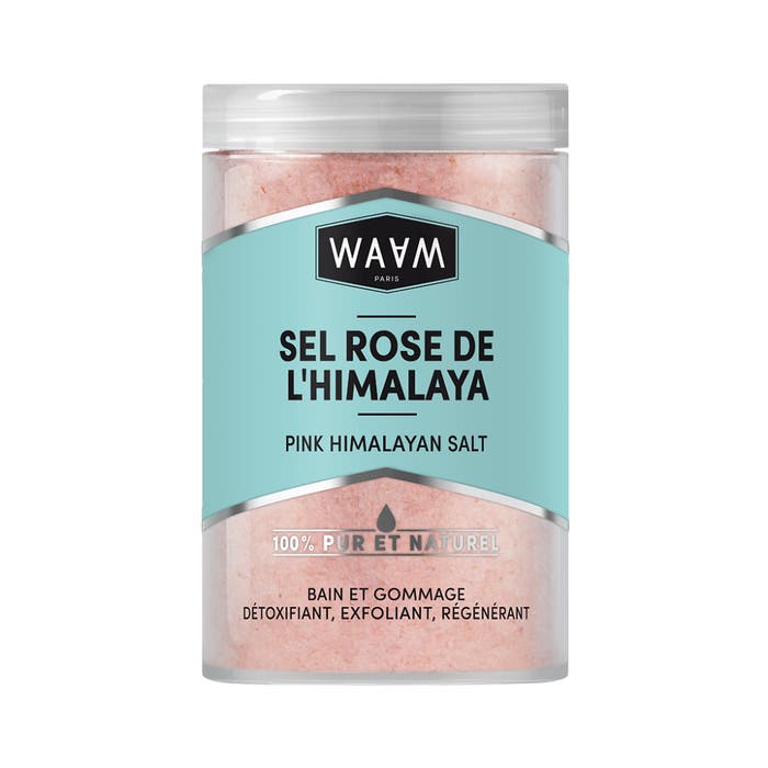 Sal rosa del Himalaya 400g Baño y Exfoliante Waam