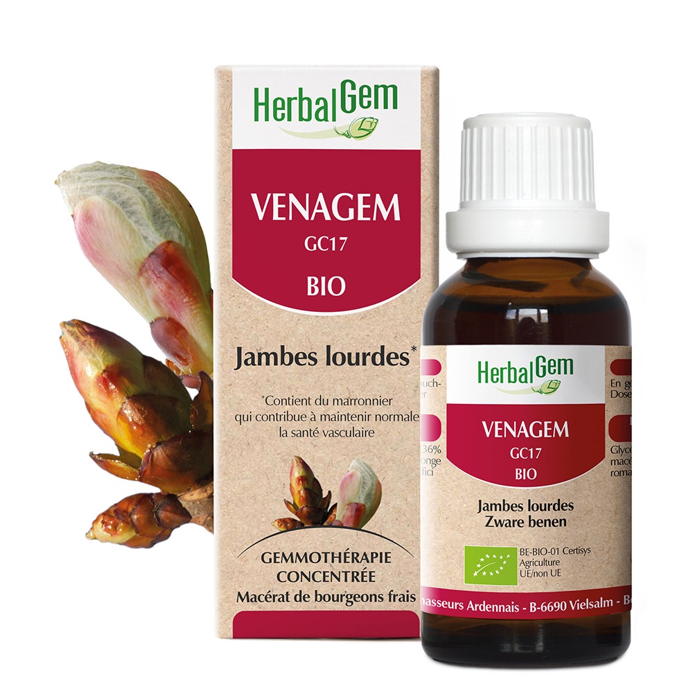 Herbalgem Complejos de Gemoterapia Venagem Organic Piernas Pesadas 30 ml