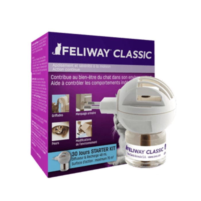 Dosificador eléctrico de feromonas + recambio de 48 ml incluido Classic Feliway