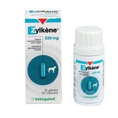 Vetoquinol Zylkène Alimento complementario con efecto relajante 225mg Perros medianos 30 cápsulas