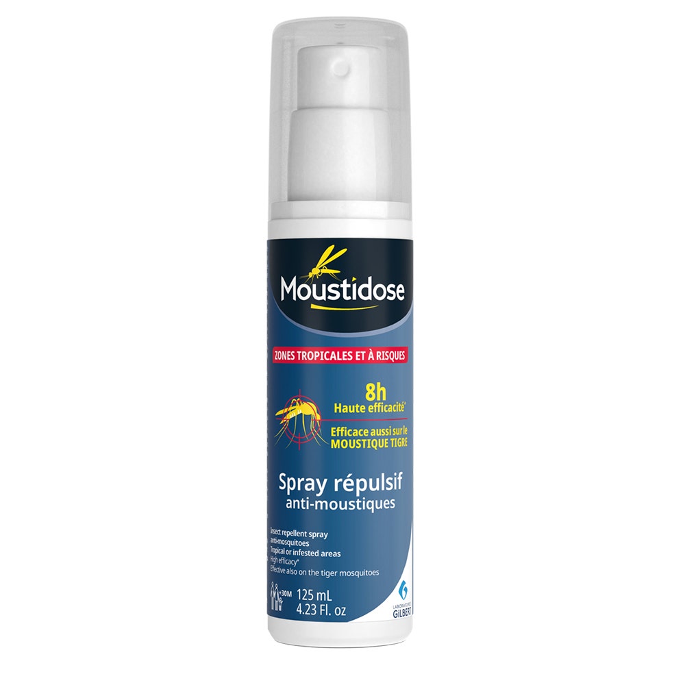 Moustidose Spray Repelente Antimosquitos Zonas Tropicales Des 30 Mois 125ml