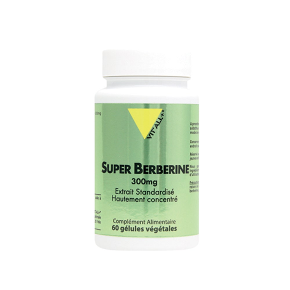 Vit'All+ Super berberina 300 mg extracto estandarizado 60 cápsulas
