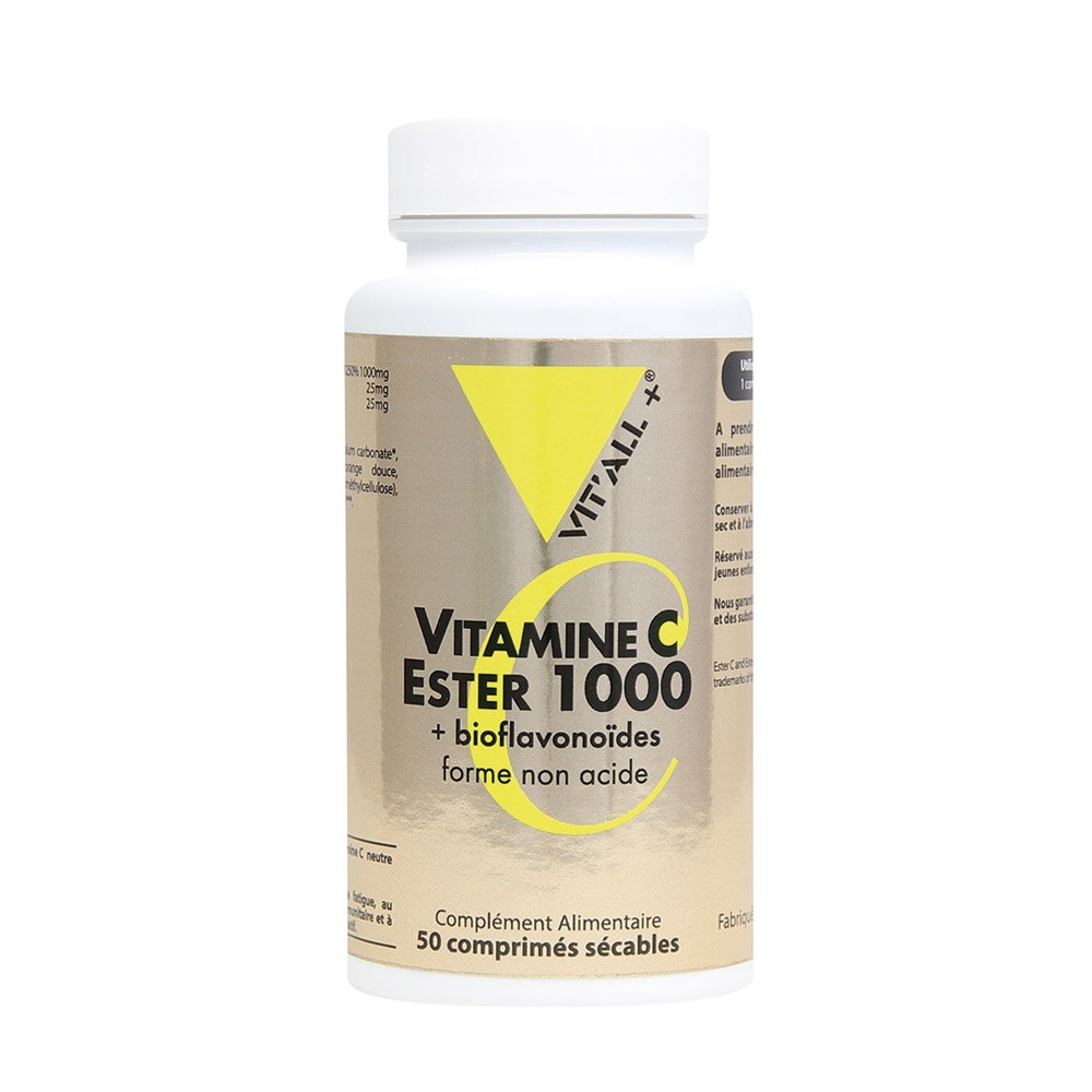 Vit'All+ Vitamina C Ester 1000 50 pastillas divisibles