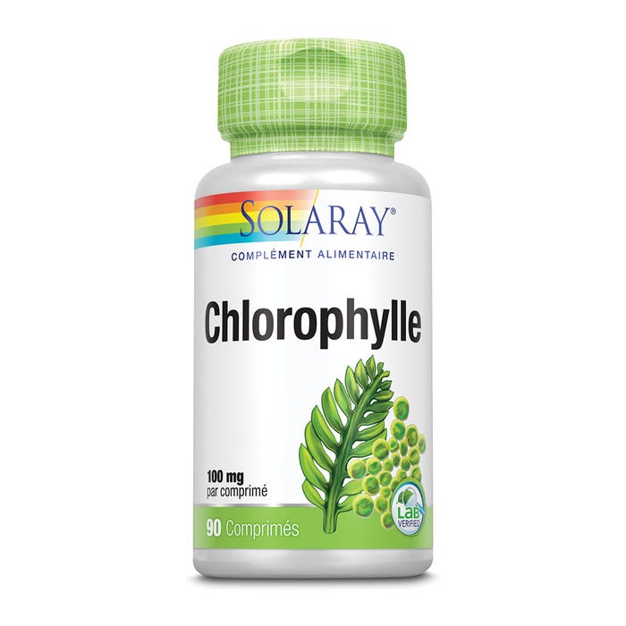 Clorofila 100 mg x90 comprimidos Solaray