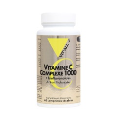 Vit'All+ Complejo de vitamina C 1000 + bioflavonoides 60 comprimidos ranurados