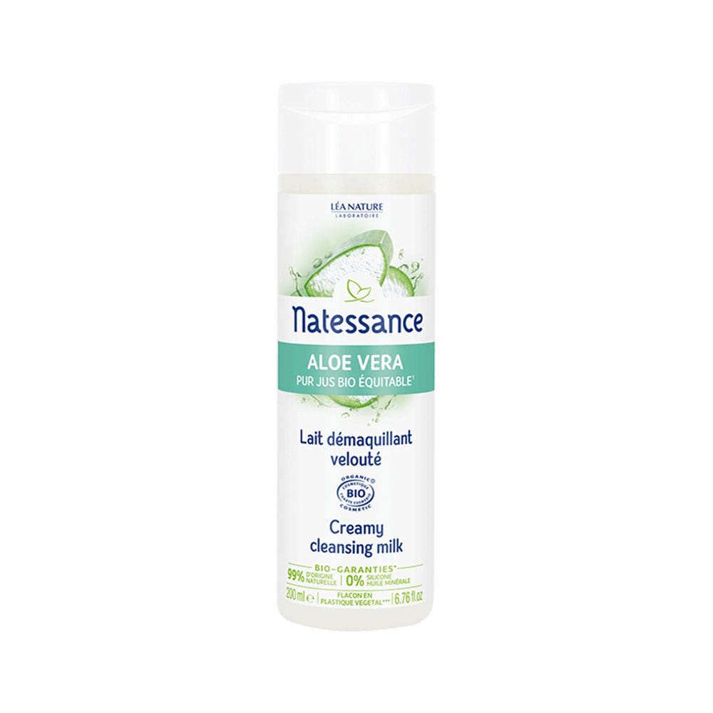 Natessance Leche desmaquillante aterciopelada bio 200 ml