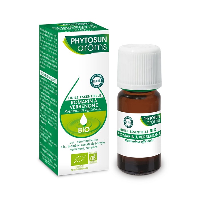 Aceite esencial ecológico de Romero Verbenone 5 ml Phytosun Aroms