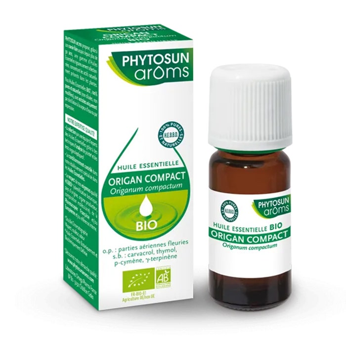 Aceite Esencial Compacto de Orégano Ecológico 10 ml Phytosun Aroms