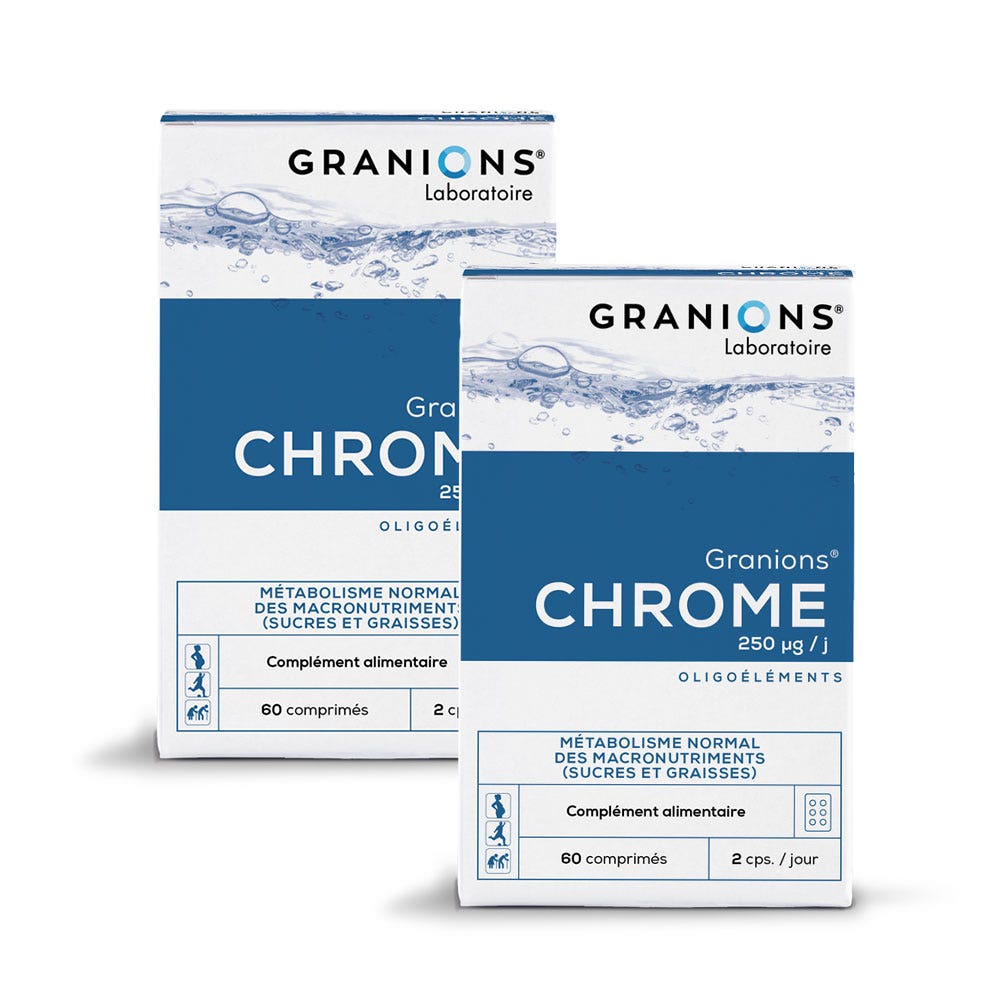 Granions Cromo 250 µg 2x60 Comprimidos