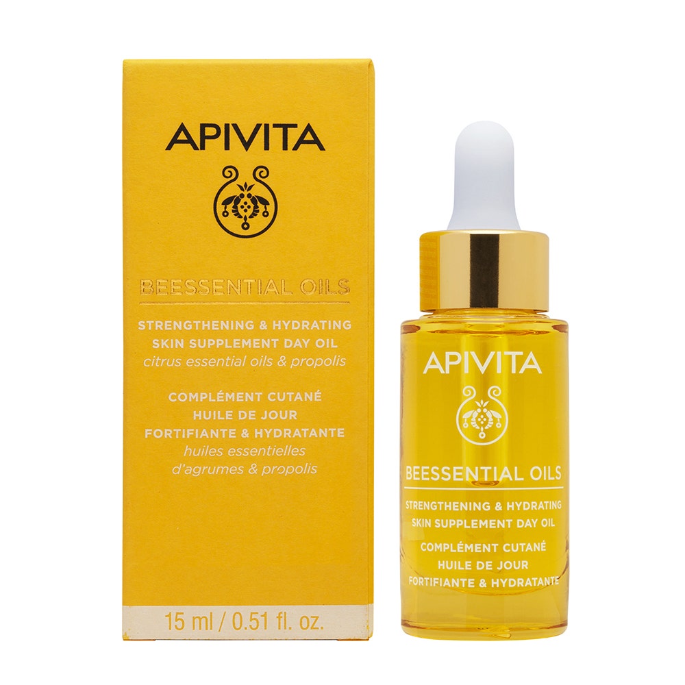 Apivita Beessential Oils Aceite de día fortificante e hidratante 15ml