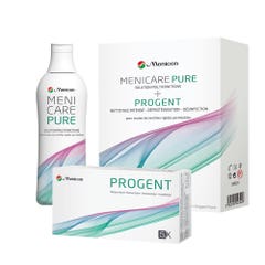 Menicon MeniCare Pure Paquete de soluciones multifunción + Progent