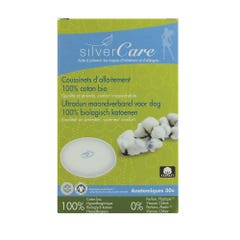Silver Care Discos absorbentes de algodón ecológico x30