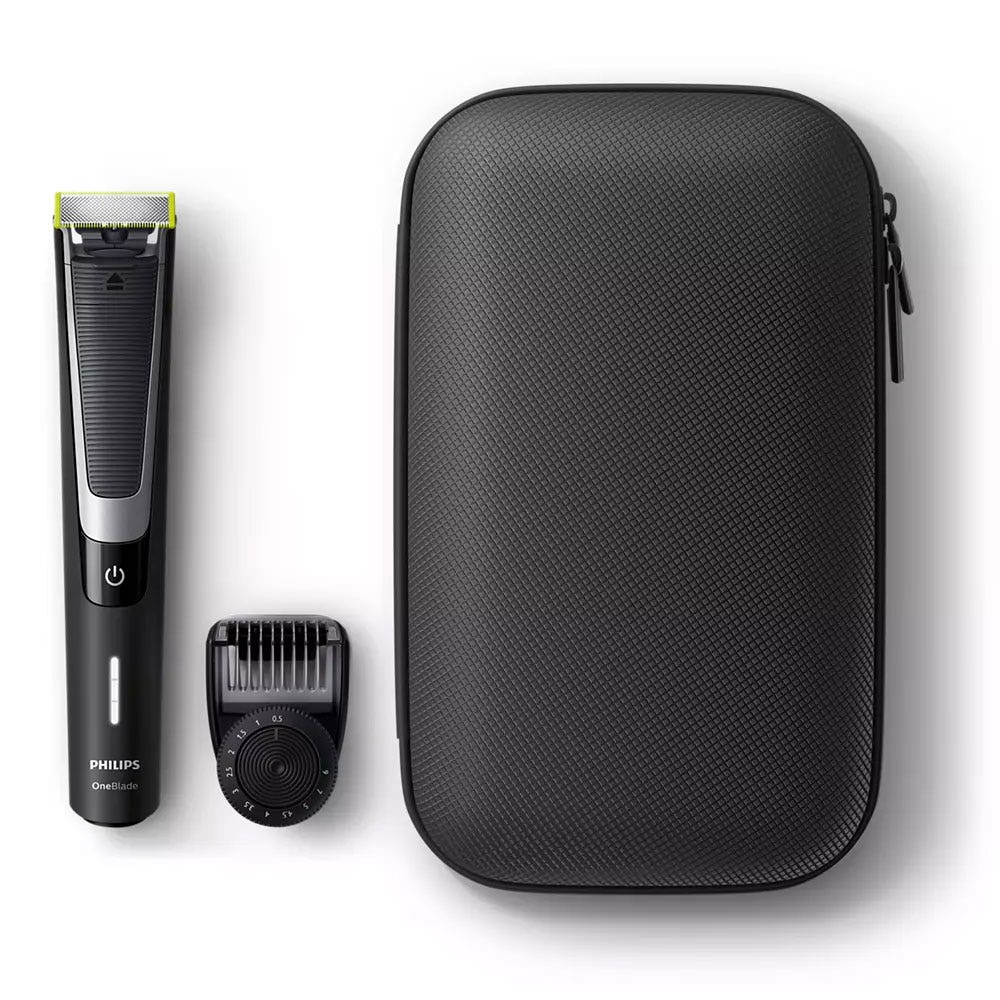 Philips Oneblade Maquinilla eléctrica + 4 peines-guía QP2530/20 QP6510/64