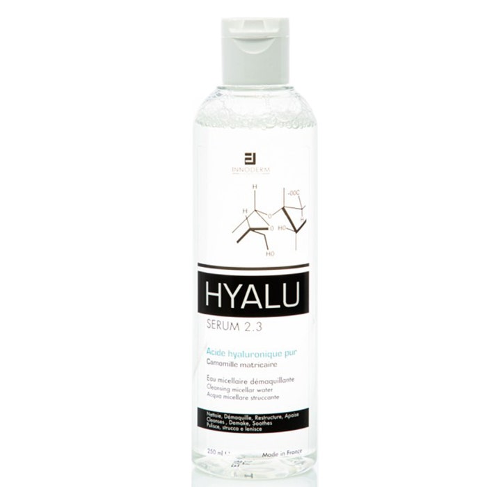 Agua limpiadora micelar 250 ml Hyalu Sérum 2.3 Innoderm