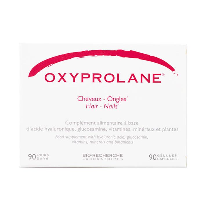 Oxyprolane Cabello Y uñas 90 Capsulas 90 Gelules Cheveux Ongles Bio-Recherche