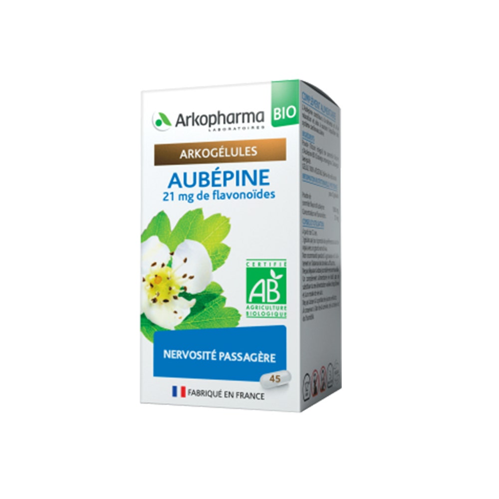 Arkopharma Arkocápsulas Espino 21mg de flavonoides - nerviosismo pasajero 45 cápsulas