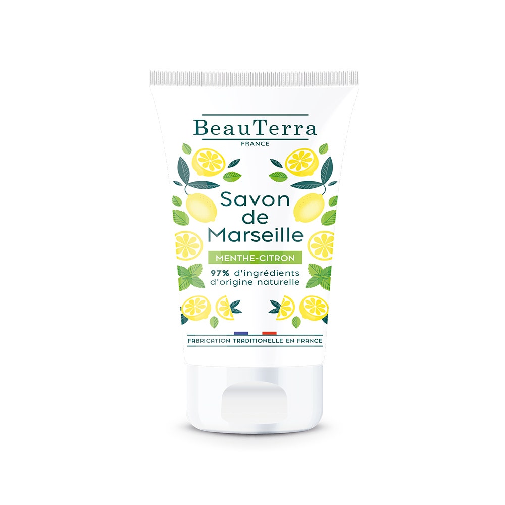 Beauterra Jabón de Menta y Limón Marseillais 100 ml