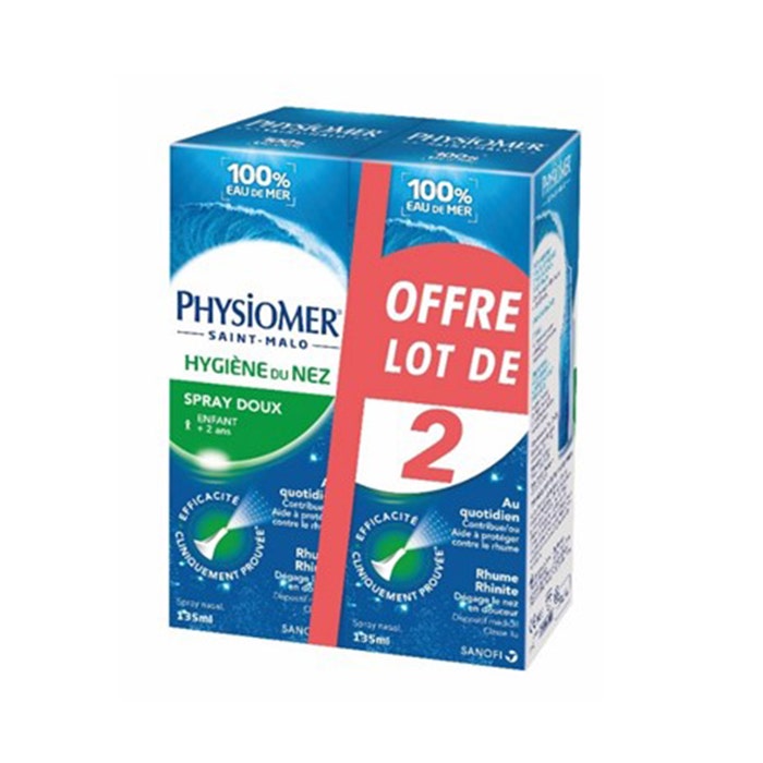 Higiene nasal Spray suave 2x135 ml Physiomer