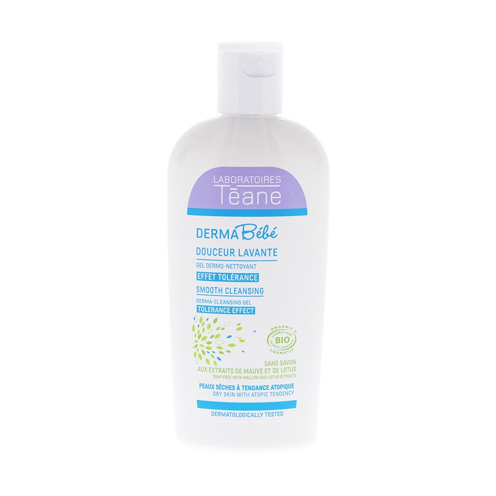 Laboratoires Teane DermaBebé Gel limpieza suave cabello cuerpo 250ml
