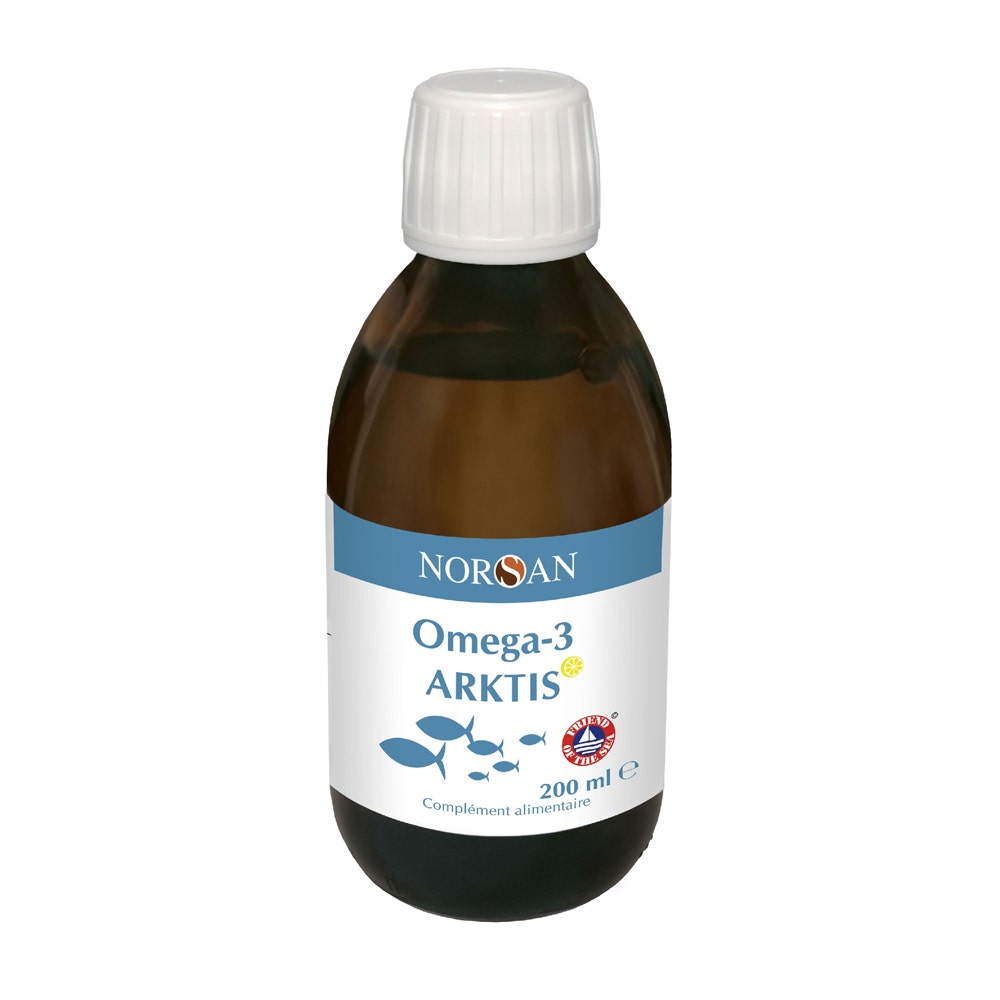 Norsan Oméga 3 Arktis aceite de hígado de bacalao limón 200 ml