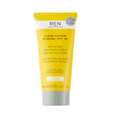 REN Clean Skincare Protección solar matificante rostro SPF30 50ml