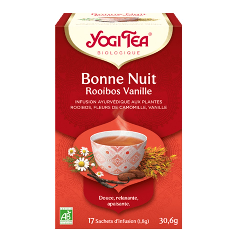 Yogi Tea Rooibos Vainilla Buenas Noches 17 sobres