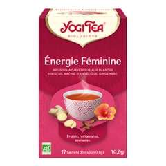 Yogi Tea Energie Feminine Infusión Ayurveda Bio 17 sobres