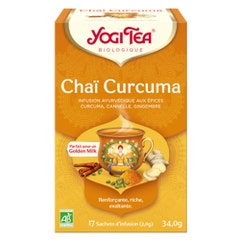 Yogi Tea Infusion Bio Chai Curcuma 17 Bolsitas 17 Sachets
