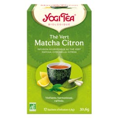 Yogi Tea Te Verde Matcha Limon Bio 17 Bolsitas 17 Sachets