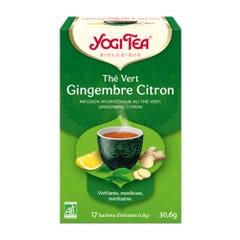 Yogi Tea Te Verde Jengibre Limon 17 Bolsitas 17 Sachets