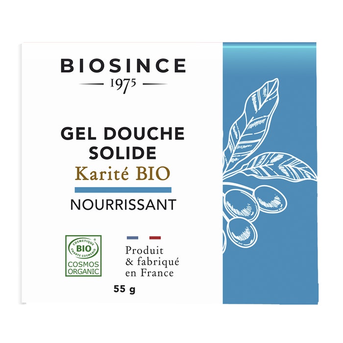 Gel ducha nutritivo de Karité Bio 55g Solide Bio Since 1975
