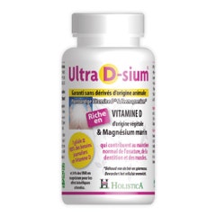 Holistica Ultra D-Sium Vitamina D y Magnesio Marino 60 cápsulas