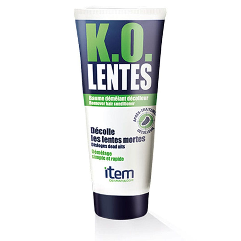 Item Dermatologie K.O. Lentes bálsamo desenredante eliminador liendres y piojos 100ml