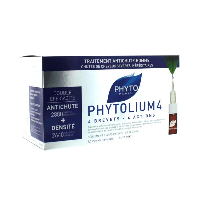Phyto 4 Tratamiento Anticaida Hombre 12x3. 5 ml