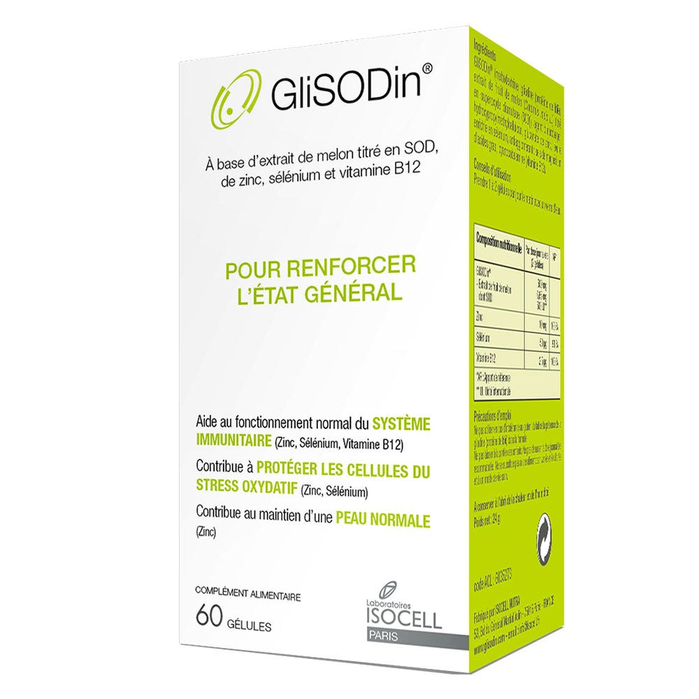 Isocell Glisodin Situación general 60 cápsulas