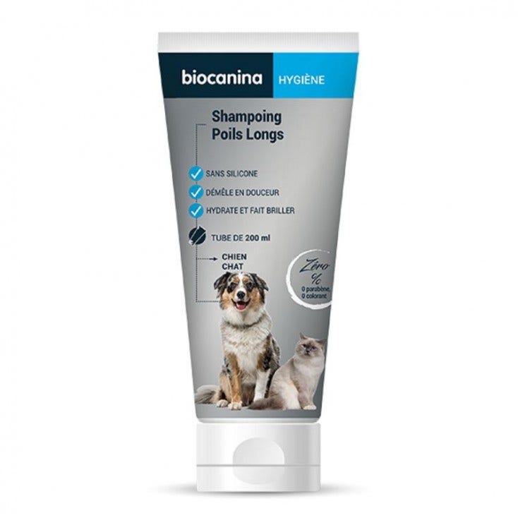 Biocanina Champu Desenredante Pelaje Largo Perro Y Gato 200ml