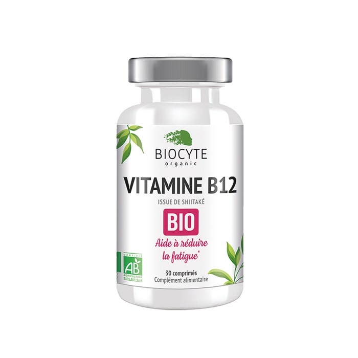 Biocyte Vitamina B12 Orgánica 30 comprimidos