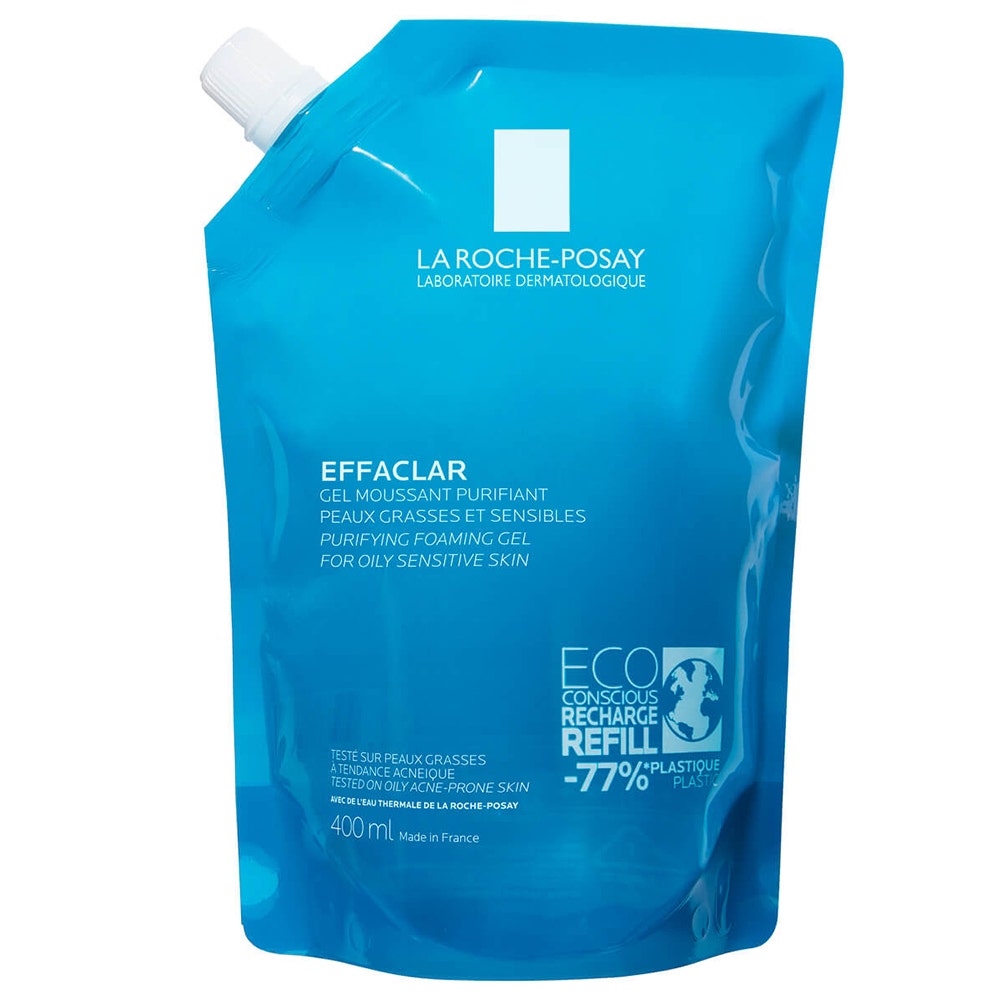 La Roche-Posay Effaclar Limpieza Facial Gel Espumoso Recarga Peaux Grasses Tendance Acneique 400ml
