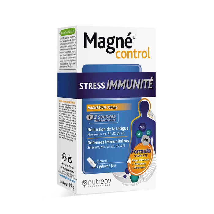 Stress Immunea 30 cápsulas Magnécontrol Nutreov