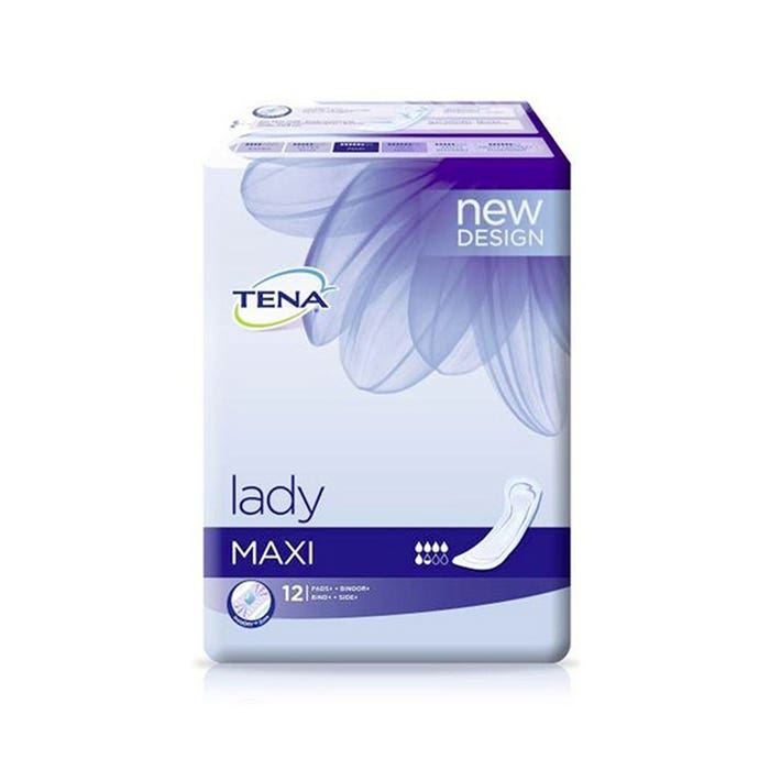 Tena Lady Compresas para incontinencia urinaria leve Maxi x12