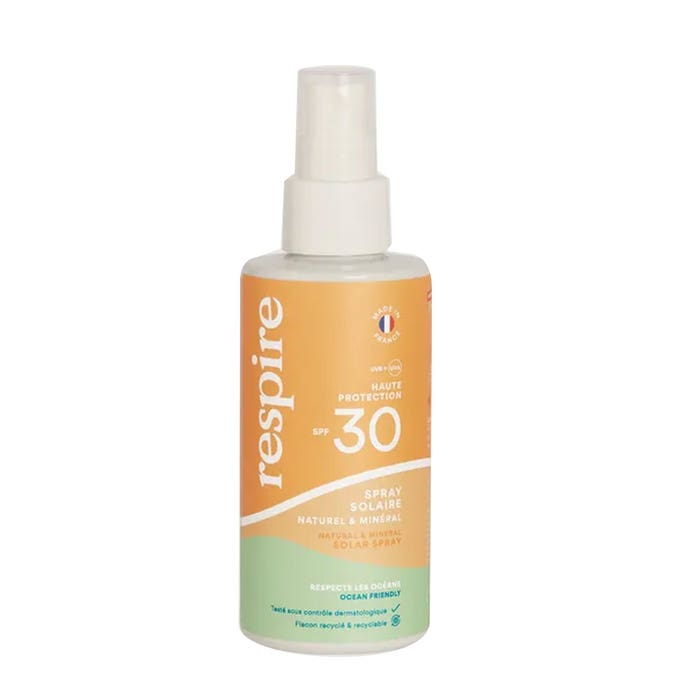 Respire Spray solar natural y mineral SPF30 75ml