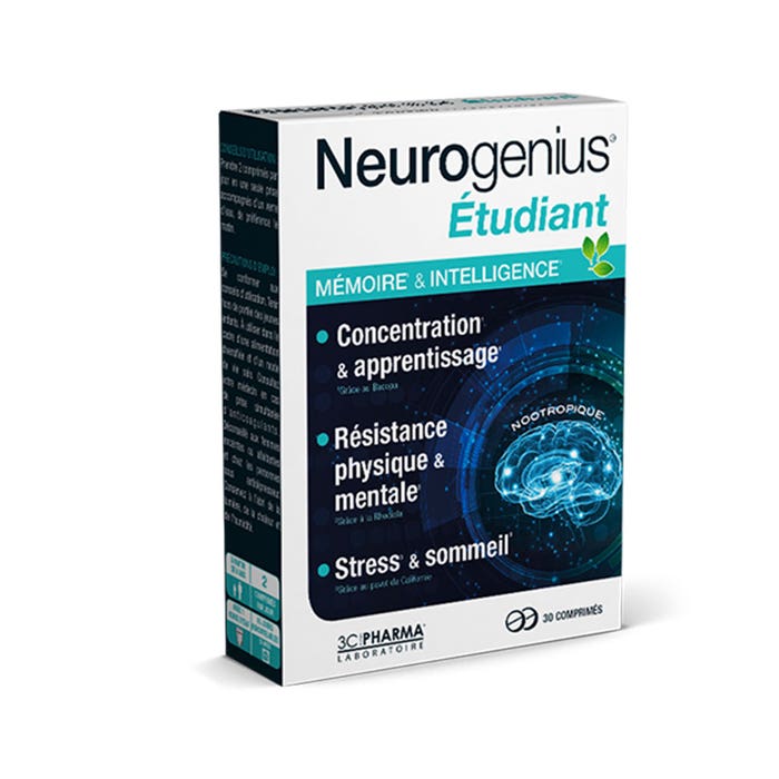 3C Pharma Neurogenius NEUROGENIUS® Estudiantes 30 comprimidos