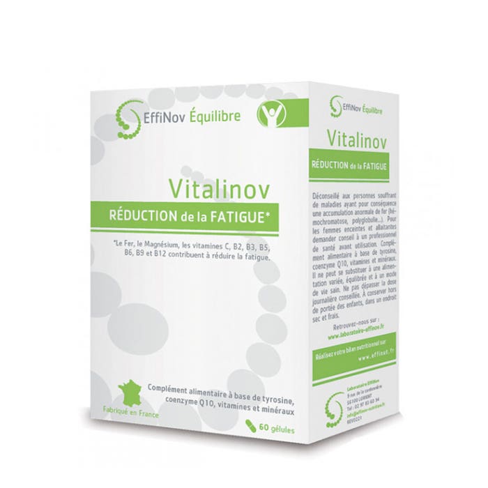 Vitalinov 60 cápsulas Reducción de la fatiga Effinov Nutrition