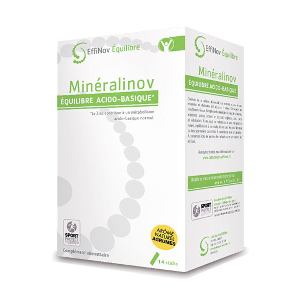 Effinov Nutrition Mineralinov Equilibrio ácido-base 14 palos